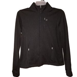 Danskin Now Athletic Jacket Black Size L 12-14 Activewear
